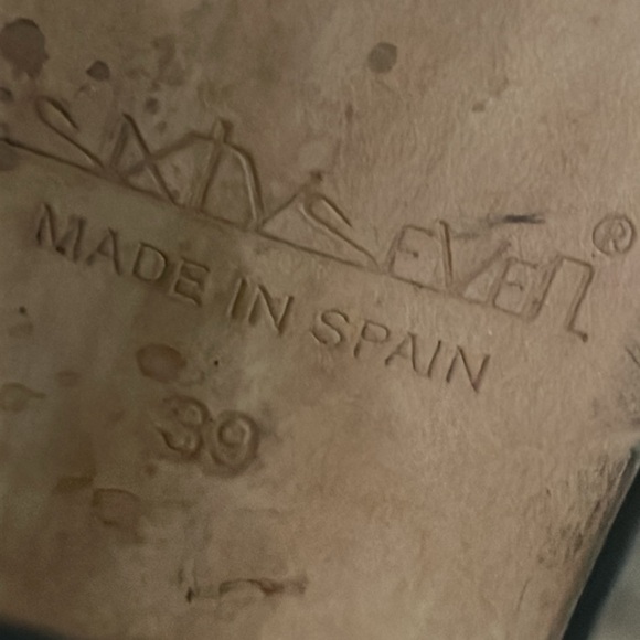 SixtySeven/Anthropologie Leather Ankle Boots chunk Heel - Picture 10 of 16